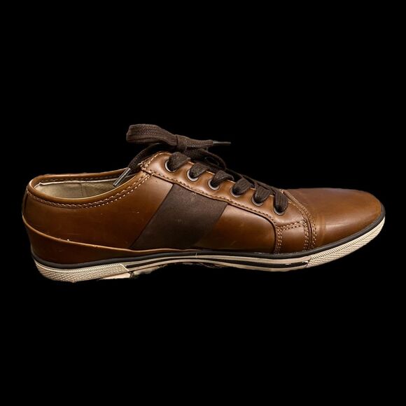 Unlisted by Kenneth Cole Men's Crown Brown Lace Up Sneaker Mens Size 9 MED - Picture 8 of 10